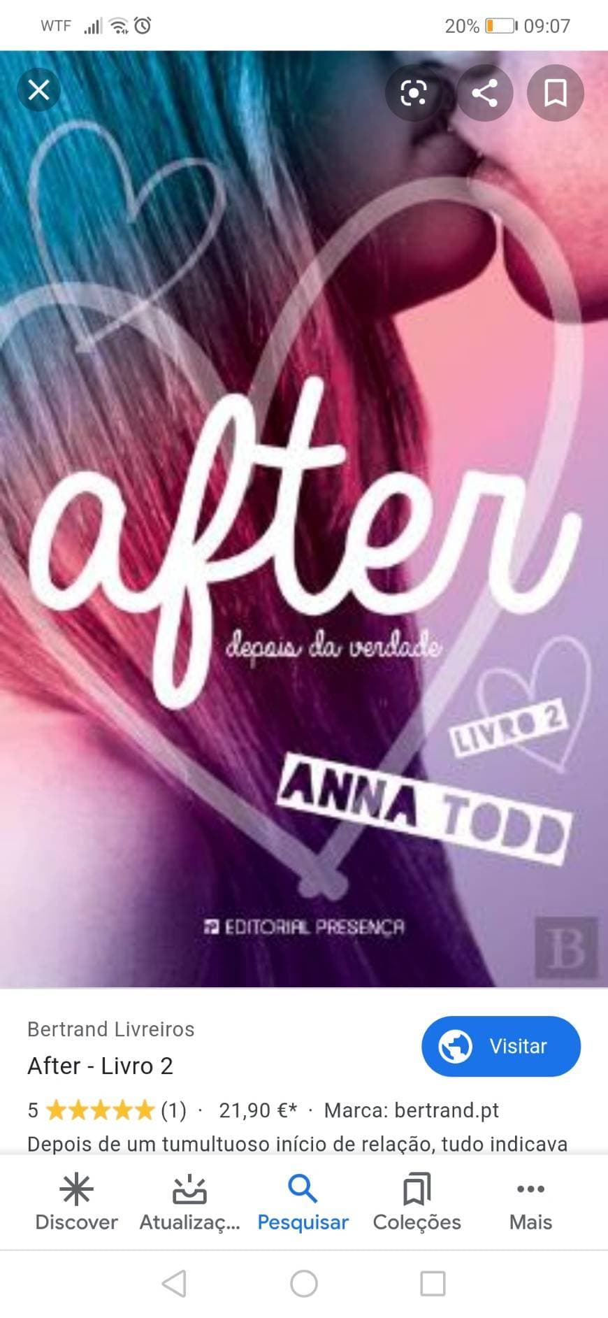 Libro After. En mil pedazos