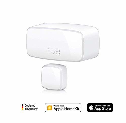 Elemento de la categoría hogar Eve Door & Window - Sensor inalámbrico de contacto, Bluetooth Low Energy,