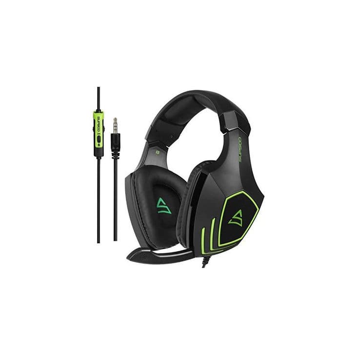 Product SUPSOO G820 Xbox One PS4 Estéreo Juego Auriculares Bass Gaming Headsets con