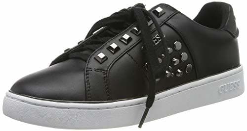 Fashion Guess Brandi/Active Lady/Leather LIK, Zapatillas de Gimnasia para Mujer, Negro