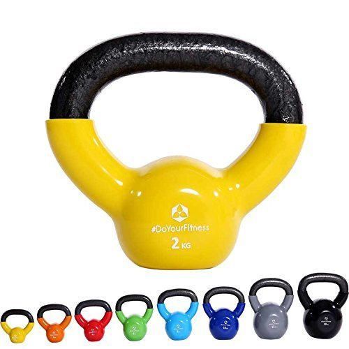 Producto #DoYourFitness Kettlebell »Kolossos« Pesa esférica 2-20 kg/Pesa de Mano de 100% Hierro