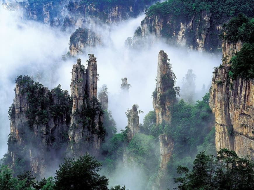 Place Tianzi Mountain