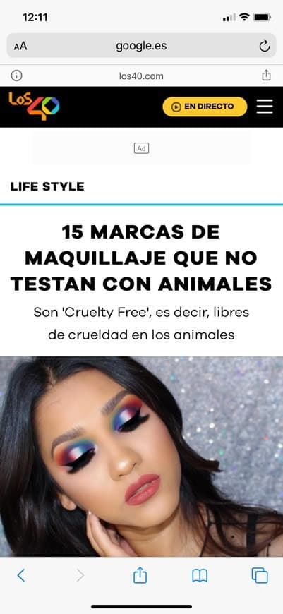 Product Listado de marcas sin tratado de animales