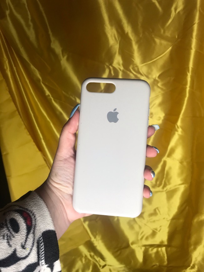 Moda Capa apple cinzenta silicone