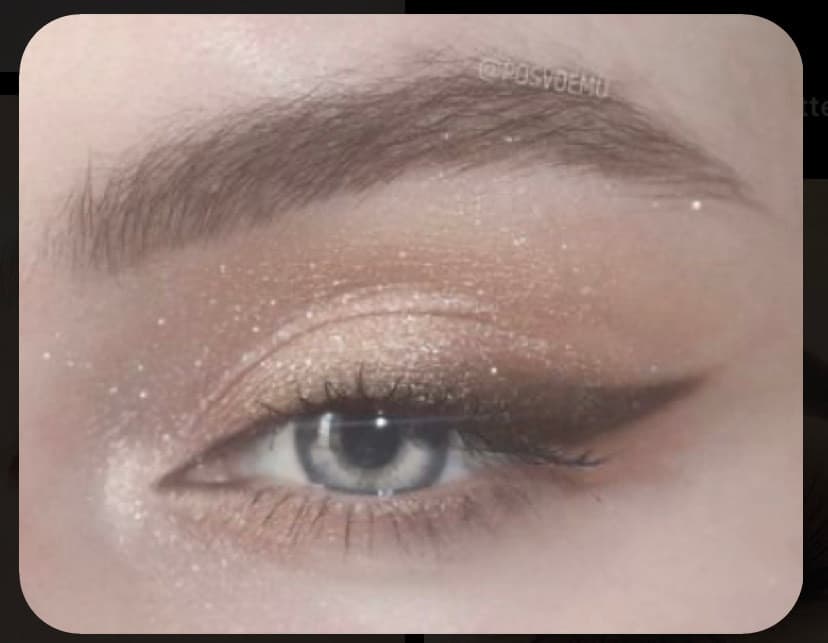 Moda Glitter look  