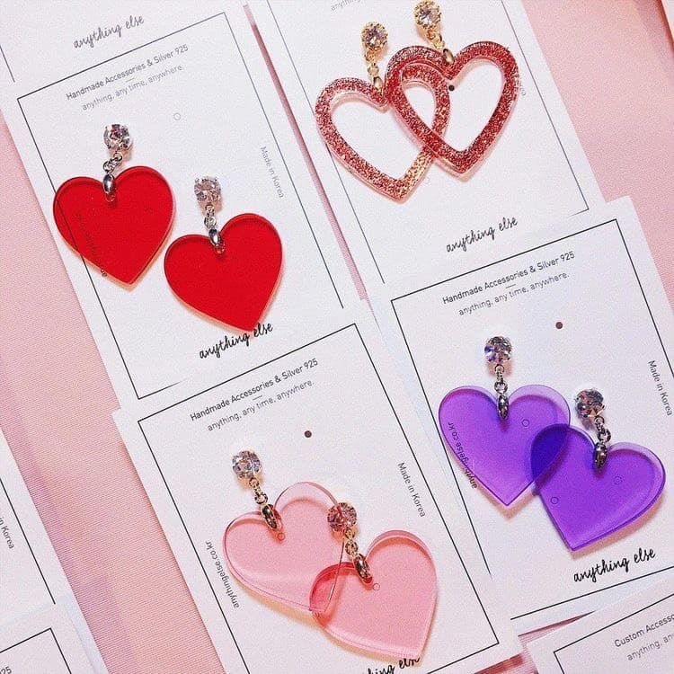 Moda Hearts earrings 