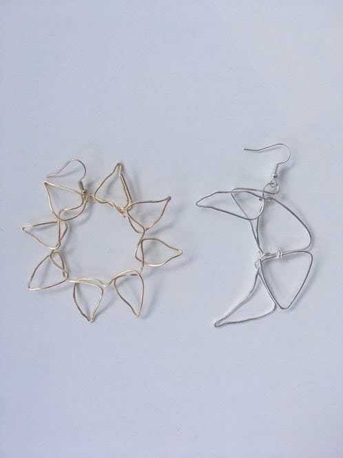 Moda Moon & sun earrings 