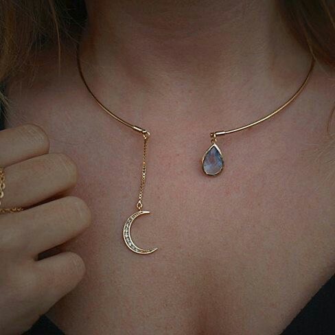 Fashion Moon necklace 