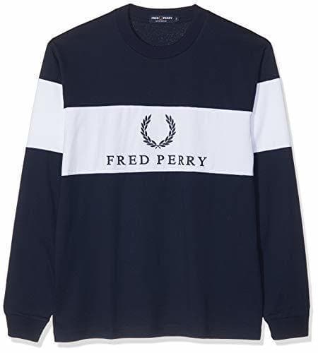 Fashion Fred Perry M5510 Camiseta De Manga Larga