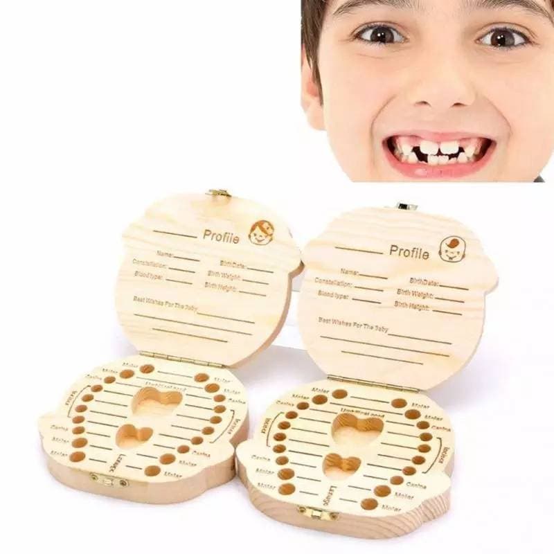 Producto Caixa de madeira para os primeiros dentes de leite 