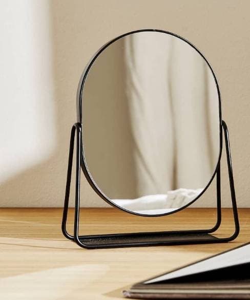 Producto Black border mirror with stand