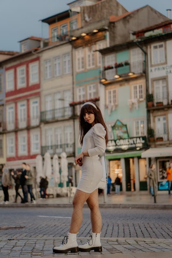 Moda Little White Dress — Bershka