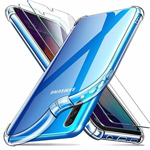 Electronic ivencase Samsung Galaxy A50 Funda+[2 Pack] Cristal Templado