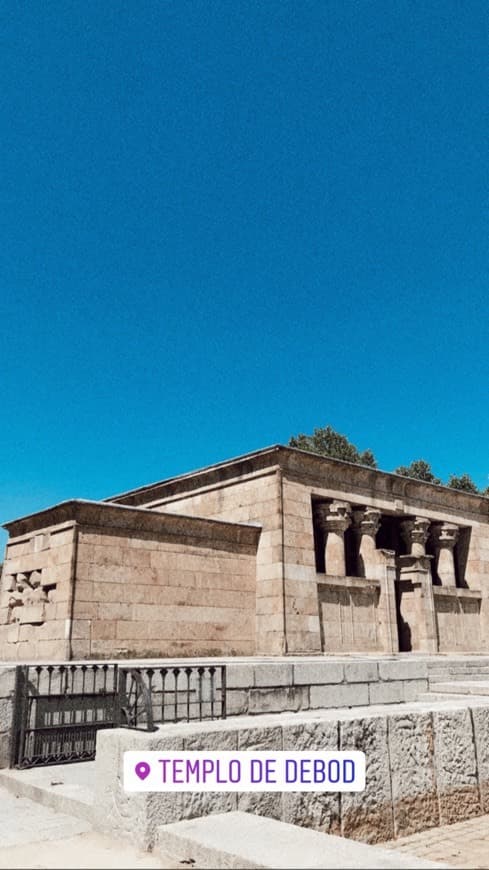 Lugar Templo de Debod