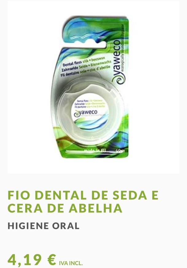 Product Fio Dental De Seda E Cera De Abelha