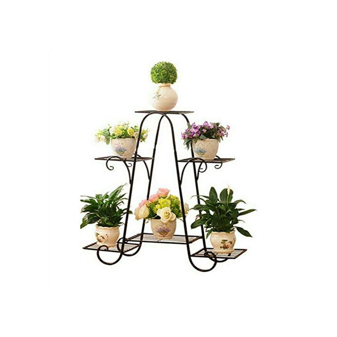 Producto Malayas Estantería Decorativa de Hierro para Macetas Soporte de Flores Plantas para