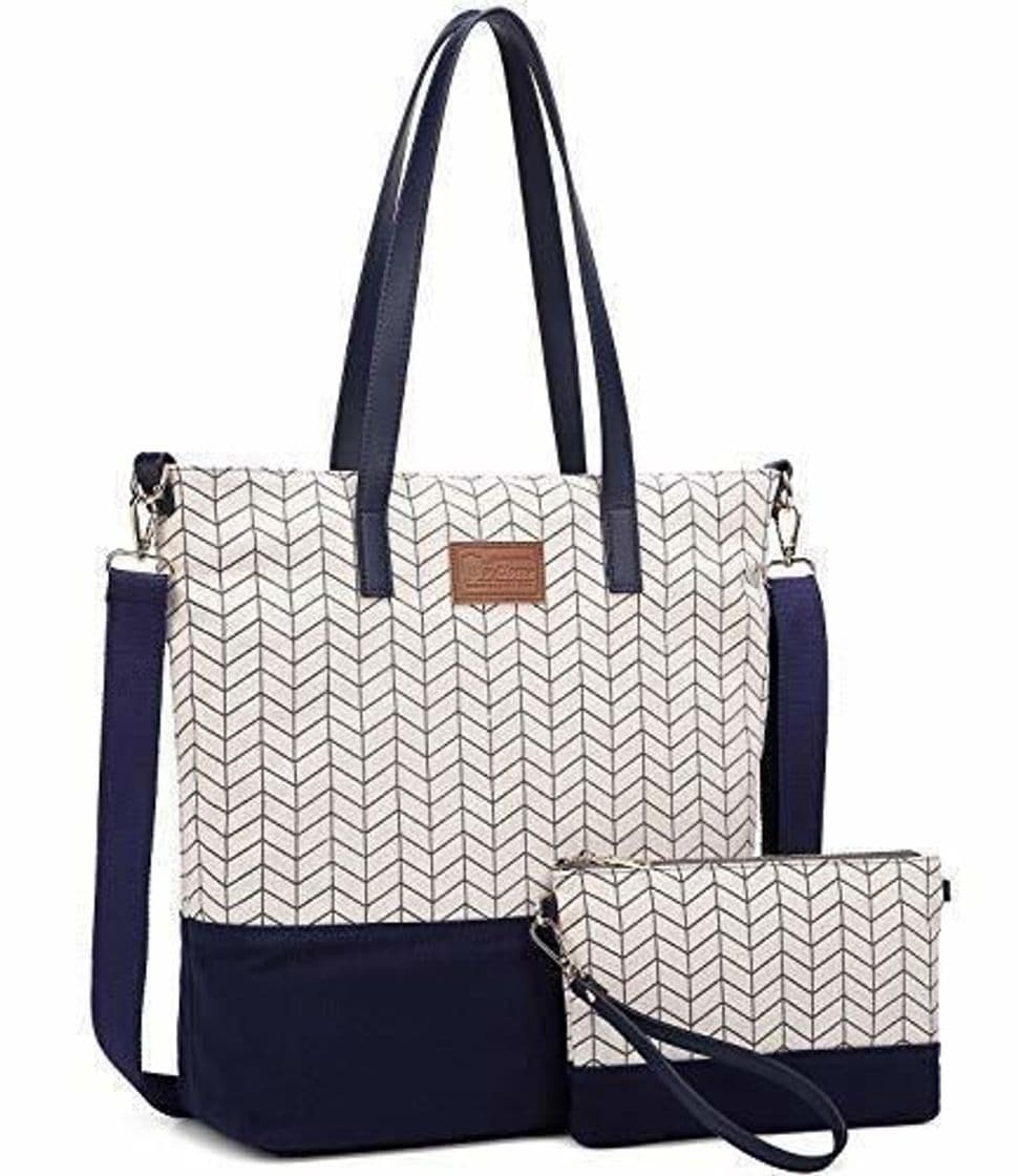 Producto Myhozee Bolsos Mujer Bolsos de Mano Hombro Bolsa de Lona Grande Bolsas