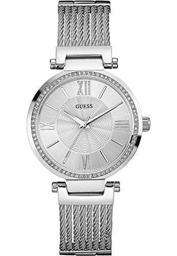 Fashion Guess Reloj analogico para Mujer de Cuarzo con Correa en Acero Inoxidable