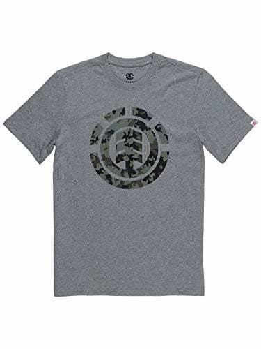 Producto Element Bark Logo Hombre Camiseta T-Shirt Grey Heather XL