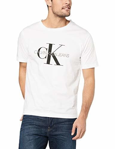 Place Calvin Klein Jeans Monogram Embro Camiseta Bright White