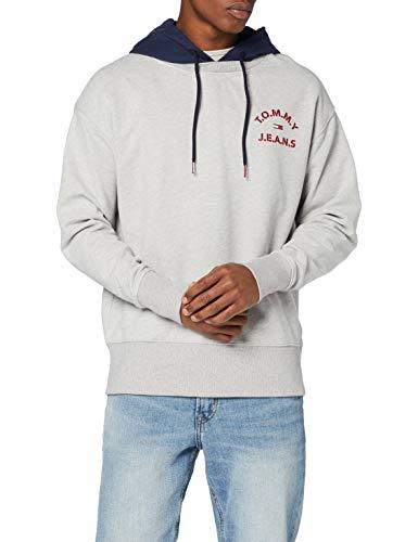 Place Tommy Hilfiger TJM Contrast Hood Hoodie Jersey de Deporte, Gris