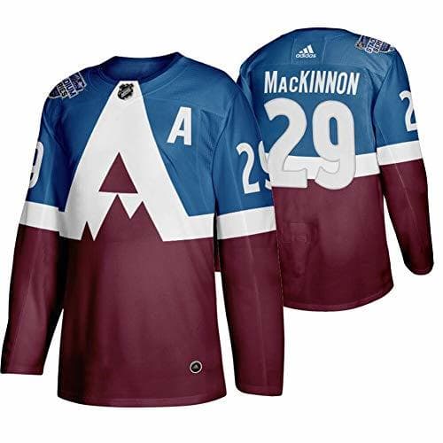 Place TOPSEE Camiseta de Hockey sobre Hielo NHL Colorado Avalanche MacKinnon #29 Home