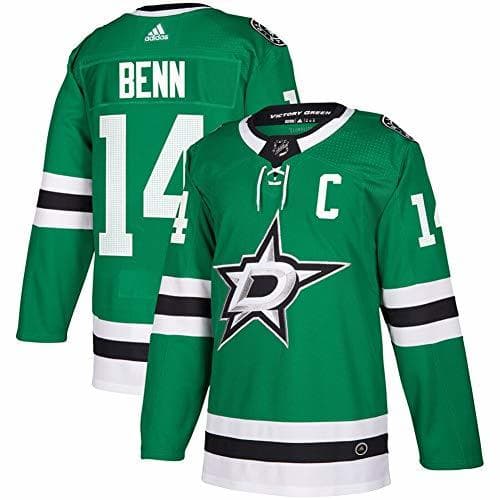 Place TOPSEE Camiseta de Hockey sobre Hielo NHL Dallas Stars Benn #14 Verde