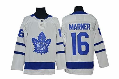 Place Gmjay Marner 16 Hockey Jersey Toronto Maple Leafs Hockey Números de Letras