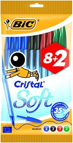 Producto BIC Cristal Soft bolígrafos punta media