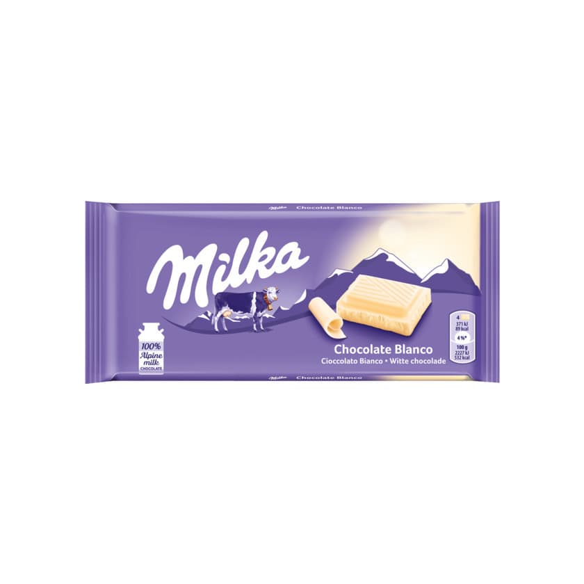 Producto Milka chocolate branco 