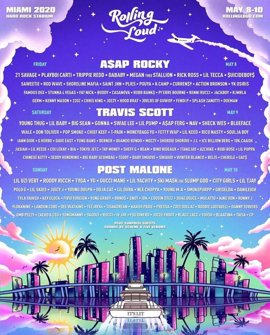 Lugar Rolling Loud 15 Cap