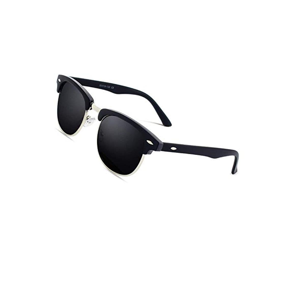 Fashion CGID Gafas de sol polarizadas retro medio marco clásico para Hombre y