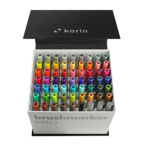 Producto Karin HQ0003 Mega Caja Brush Marcador Pro brushpens a base de agua Adecuado