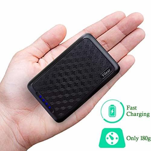 Electronic Power Bank 10000mAh Cargador Portátil con Gran Capacidad y Doble Salida USB