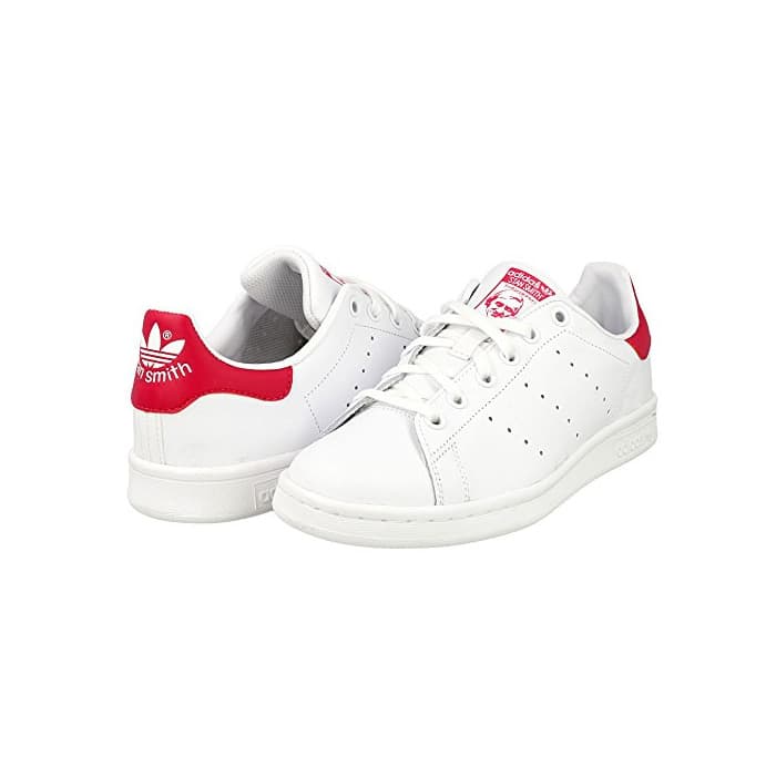 Moda adidas Stan Smith J, Zapatillas Unisex Niños,  Blanco