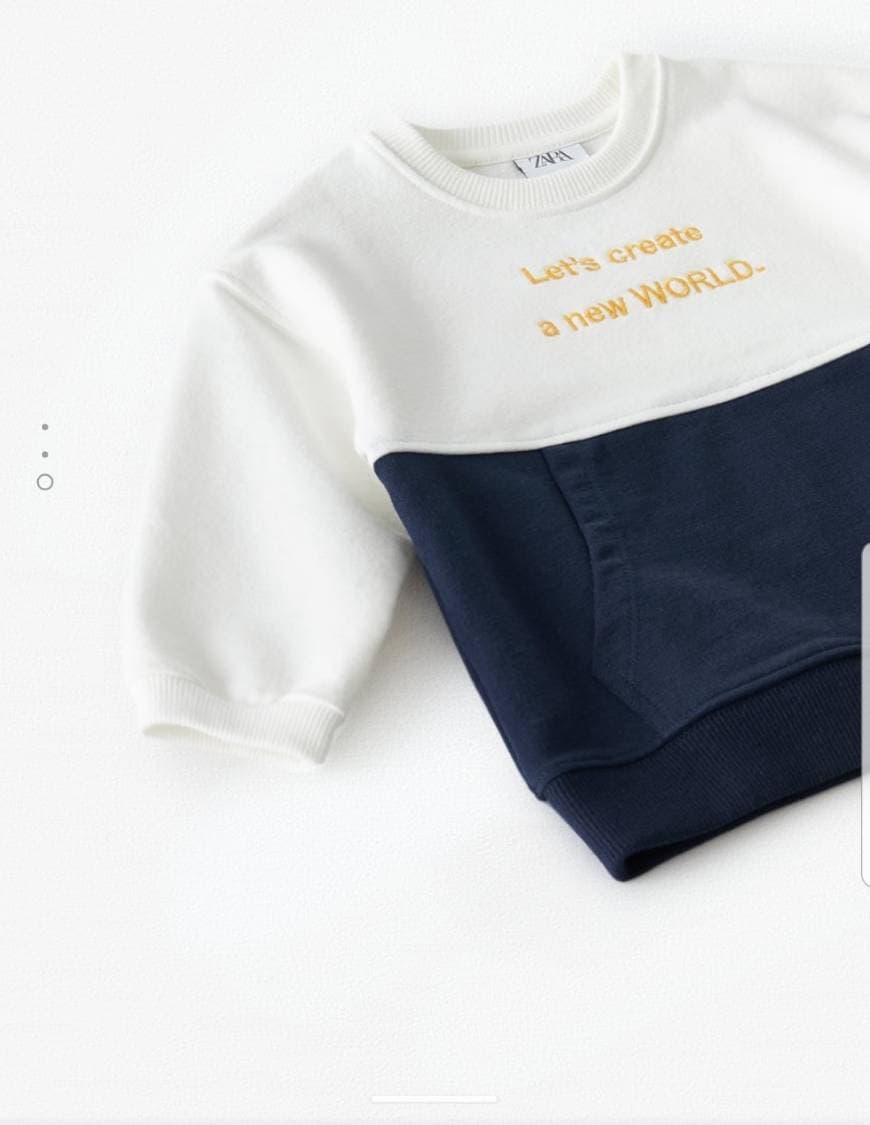 Fashion Sweatshirt com texto 