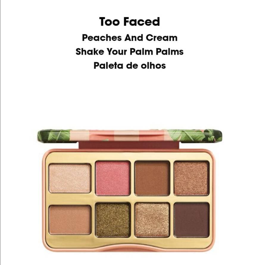 Moda Too Face ❤️ Paleta de Sombras