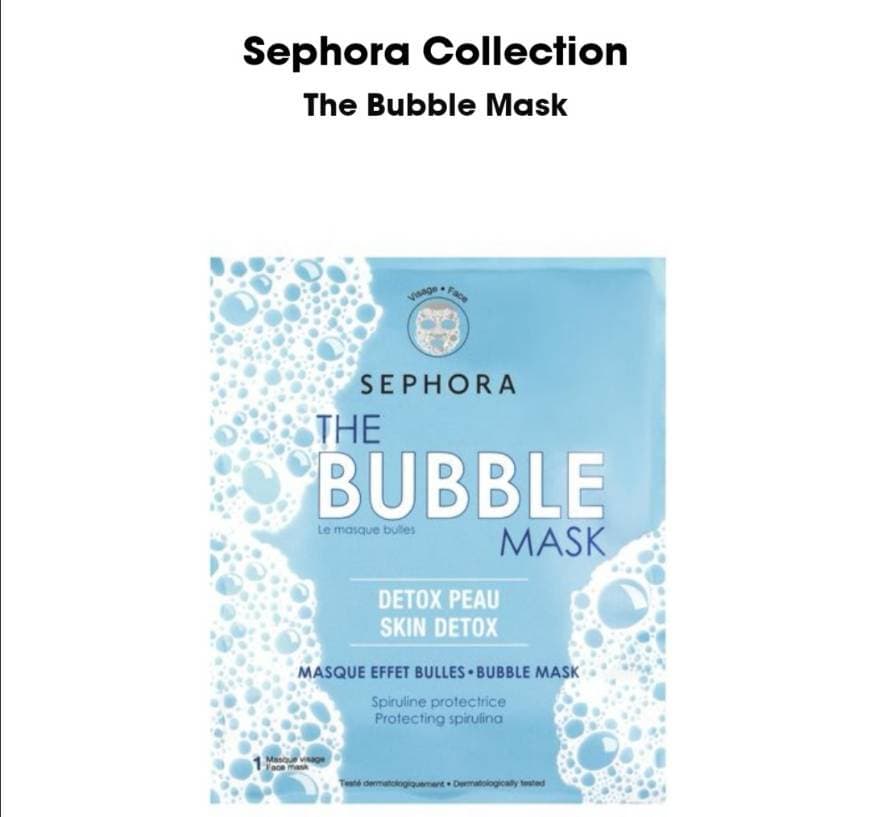 Moda Máscara Bubble Sephora 😁