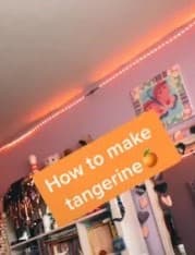 Fashion Tangerine leds toturial 