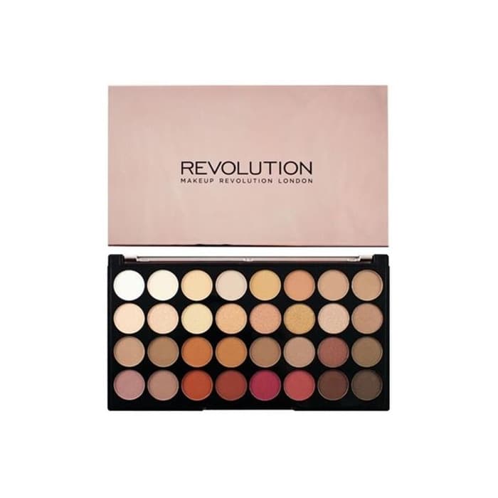 Beauty Makeup Revolution Ultra Eyeshadow Palette Flawless Matte Paleta 32 matowych cieni do