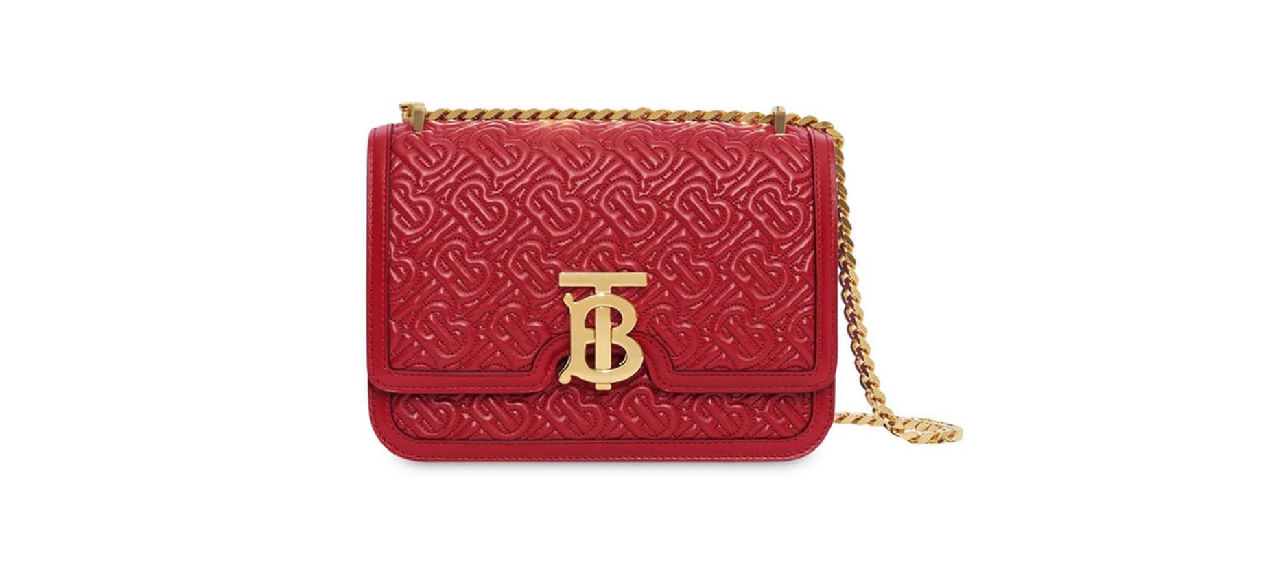 Product BURBERRY small quilted monogram shoulder bag