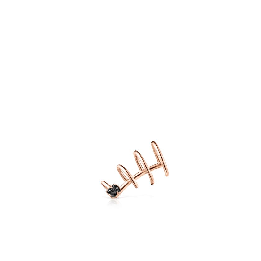 Product Earcuff Motif espiral em Ouro Vermeil rose gold