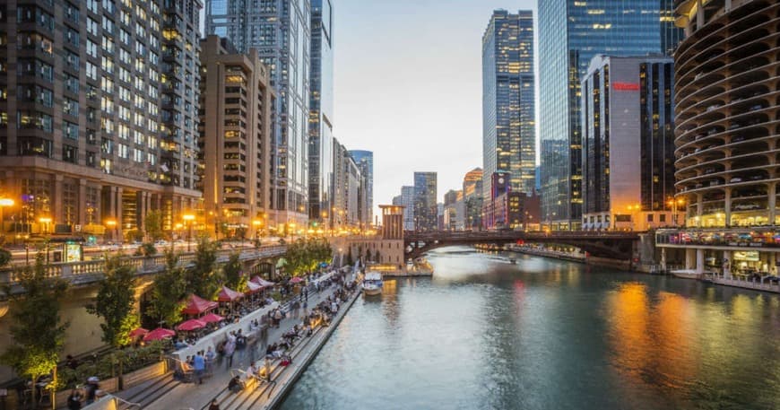 Lugar Chicago Riverwalk