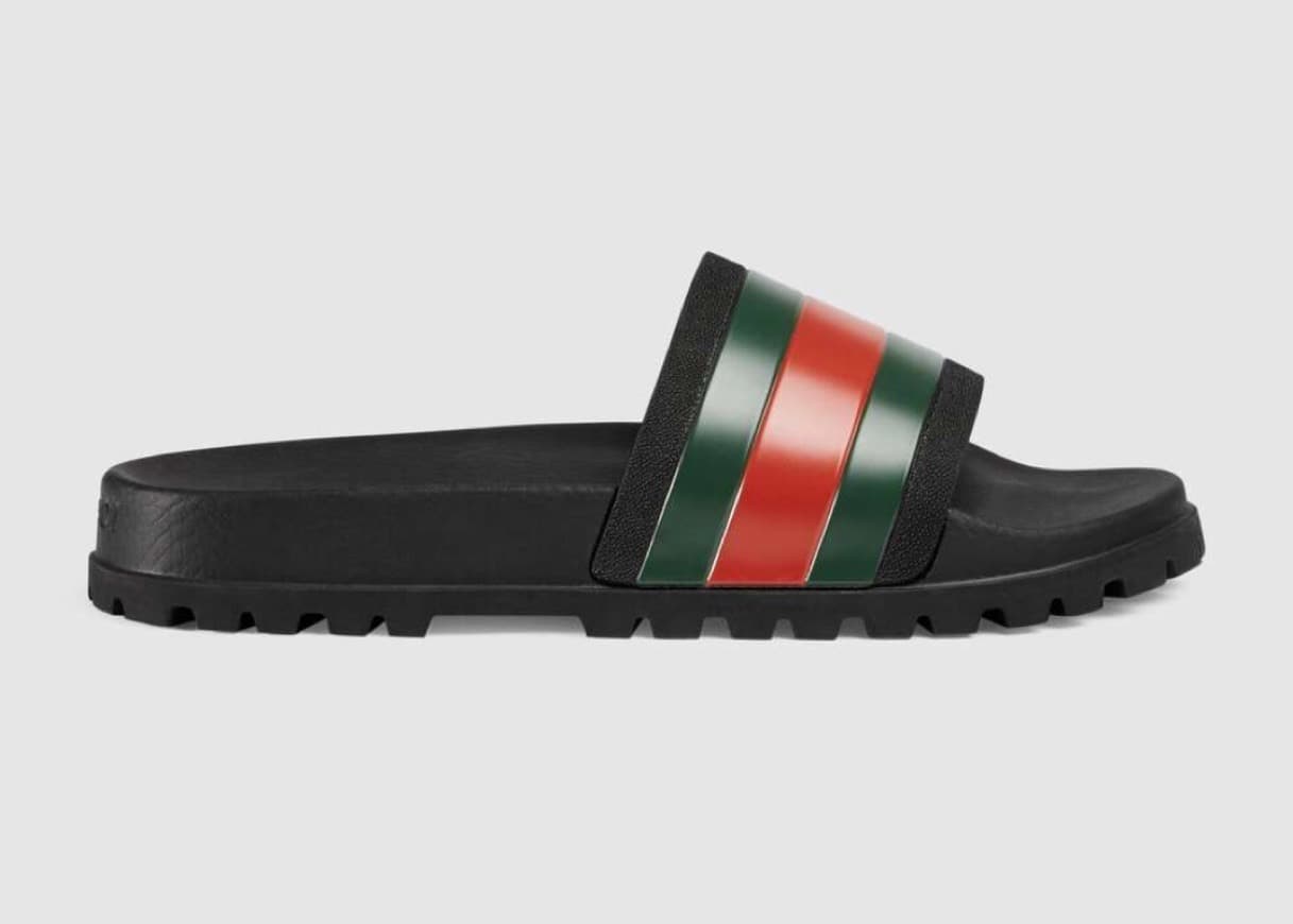 Moda Gucci Web slide sandal