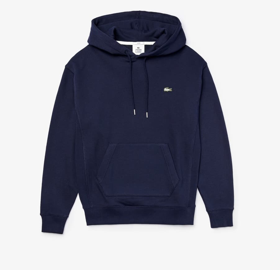 Moda Sweatshirt com capuz e bolso canguru Lacoste LIVE unissexo