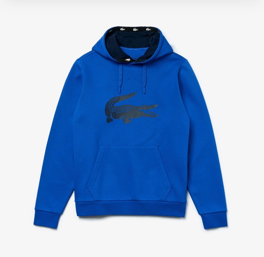 Moda Sweatshirt com capuz e estampado crocodilo Lacoste SPORT par