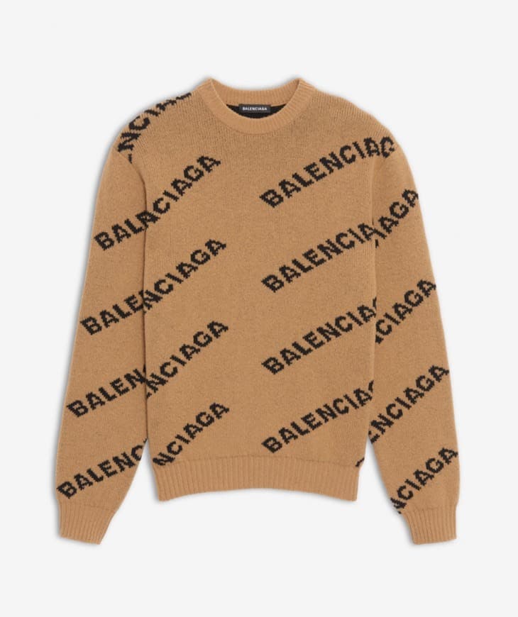 Moda ALLOVER LOGO CREWNECK BALENCIAGA 