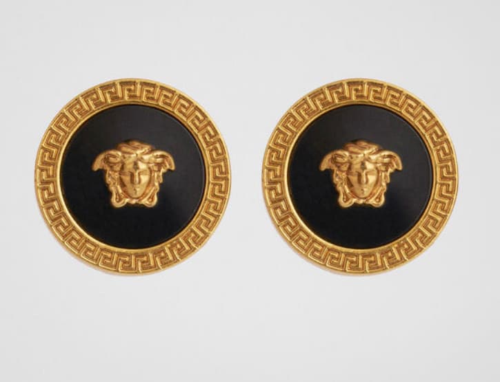 Moda RESIN MEDUSA CUFFLINKS VERSACE