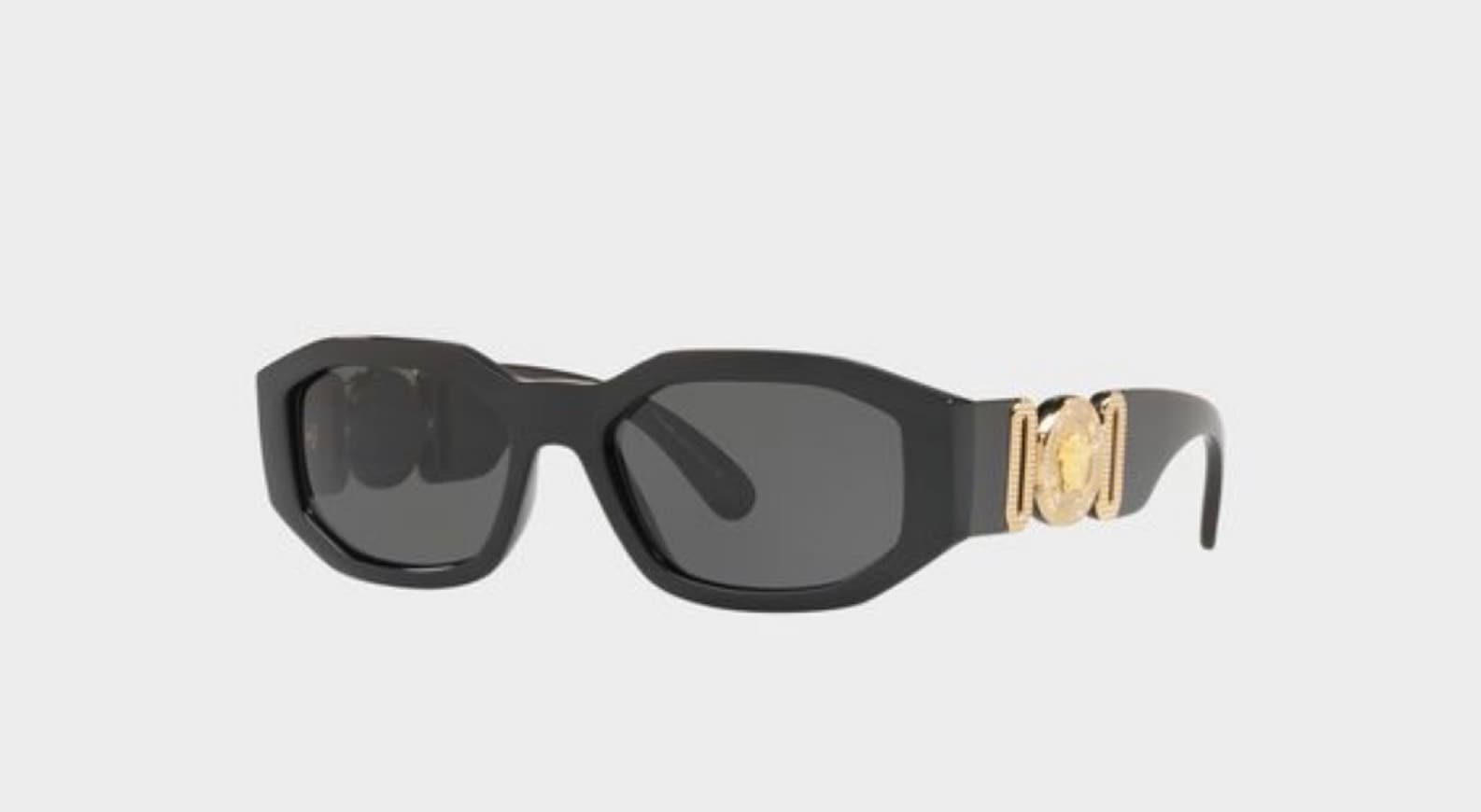 Moda BLACK MEDUSA BIGGIE SUNGLASSES VERDACE