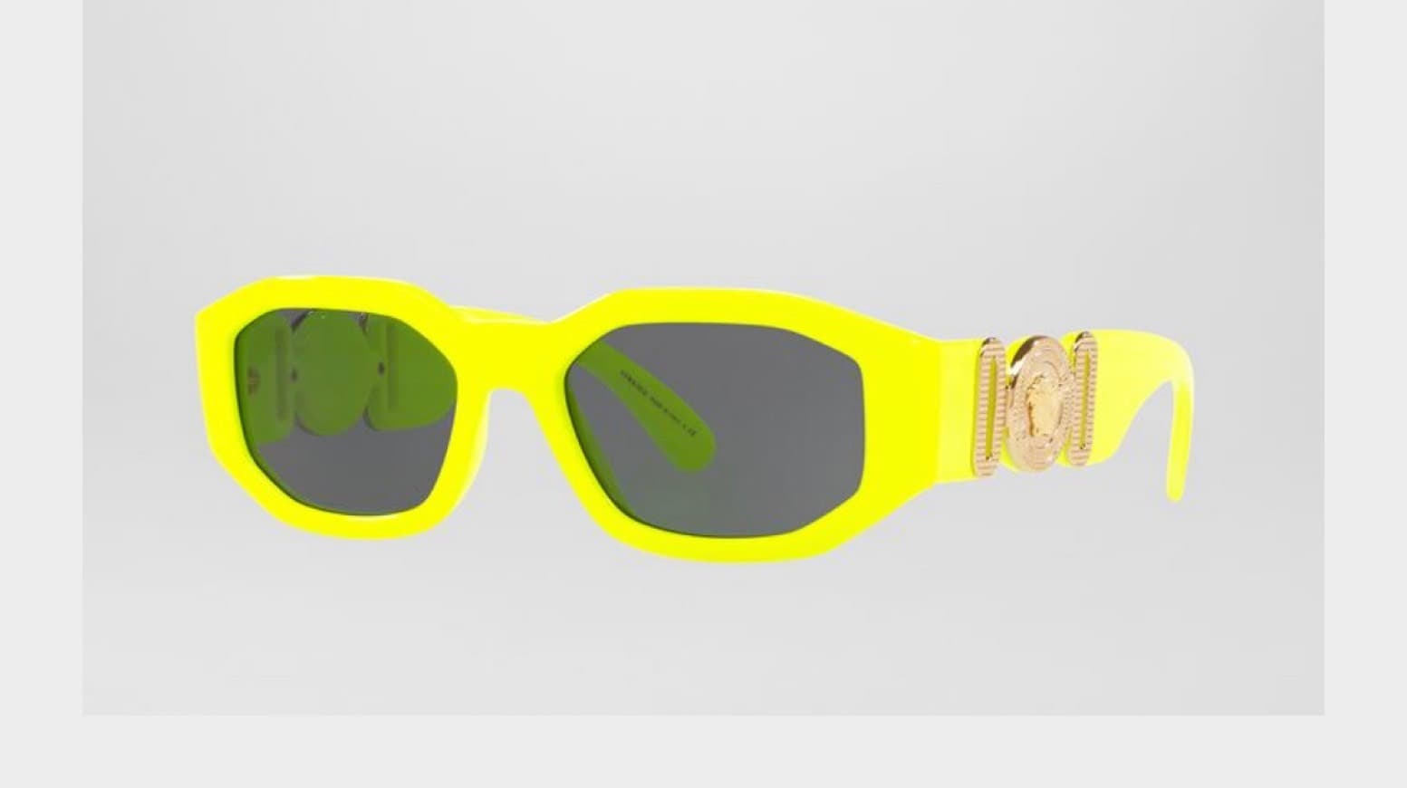 Moda FLUO YELLOW MEDUSA BIGGIE SUNGLASSES VERSACE